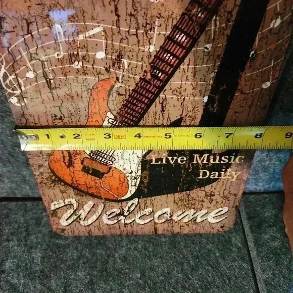 Garry's Guitar Music Artistic Tin Sign Pub Bar Wall Decor Man Cave Cafe - Picture 5 of 5